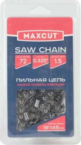 Цепь для пилы MAXCUT 21LV-72E, 0,325 1,5 72 звена [86321072]