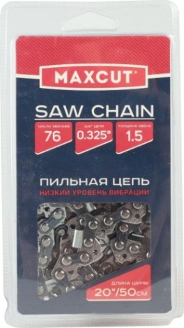 Цепь для пилы MAXCUT 21LV-76E, 0,325 1,5 76 звеньев [86321076]