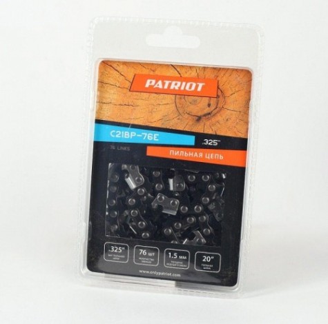 Цепь для пилы PATRIOT 21BP-78E (0,325", 1,5мм, 78 зв. 20"/50см) [862321578]