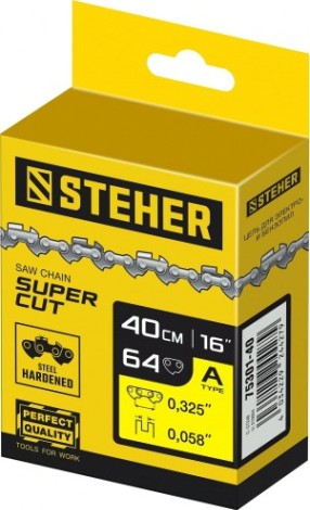 Цепь для пилы Steher type A шаг 0.325" паз 1.5 мм 64 звена [75301-40]