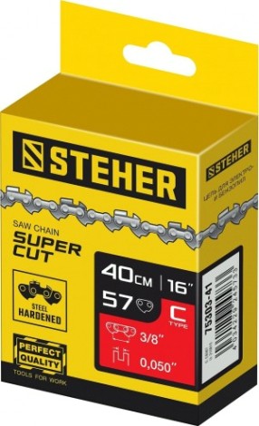Цепь для пилы Steher type C шаг 3/8" паз 1.3 мм 57 звеньев [75303-41]