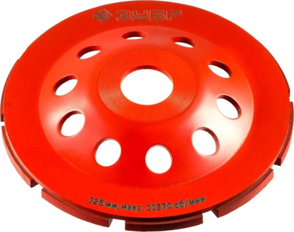 Чашка алмазная двухрядная 125 мм ЗУБР МАСТЕР 33377-125 [33377-125]