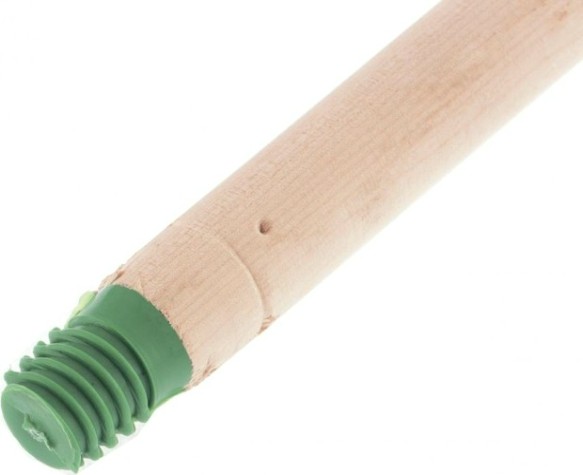 Черенок для щеток 25 х 1200 мм пластиковая резьба, высший сорт 68416 [68416]
