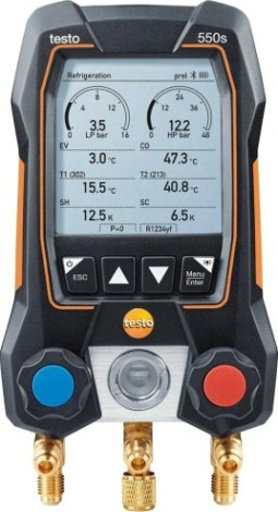 Цифровой манометрический коллектор Testo 550 s комплект 1 в кейсе [05645501]