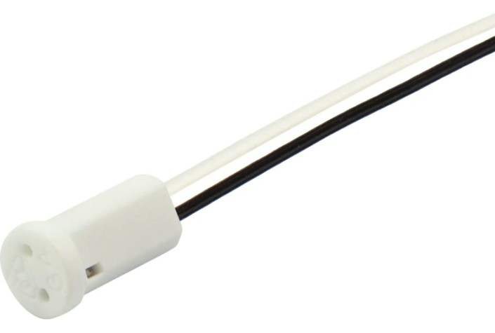 Цоколь REXANT 11-8880 (уп 100 шт) "патрон" керамический G4 с проводом 15 см, [11-8880]