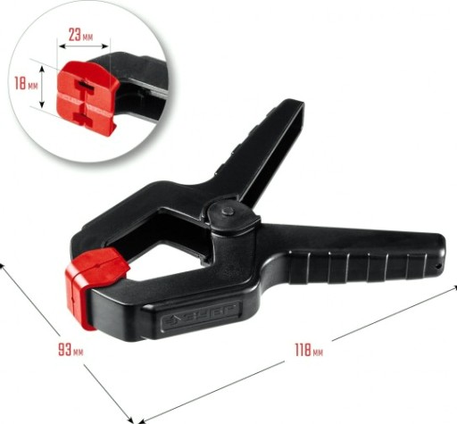 Cтрубцина легкая ЗУБР МАСТЕР мз-70 пружинный зажим 65/75 мм, [32247-7]