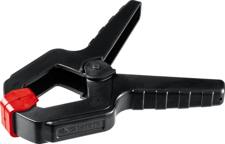 Cтрубцина легкая ЗУБР МАСТЕР мз-80 пружинный зажим 75/75 мм, [32247-8]