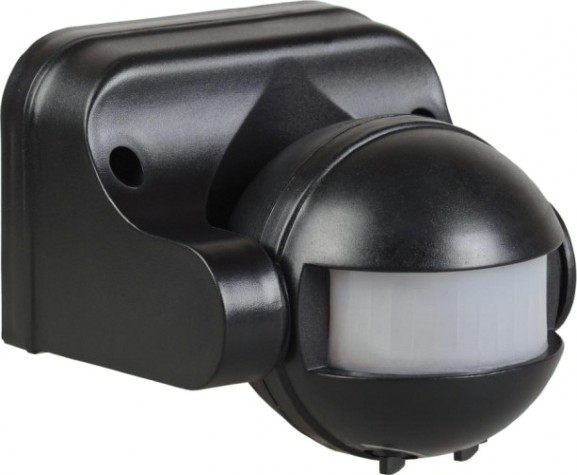 Датчик движения IEK ДД 009 180° IP44 черный [LDD10-009-1100-002]