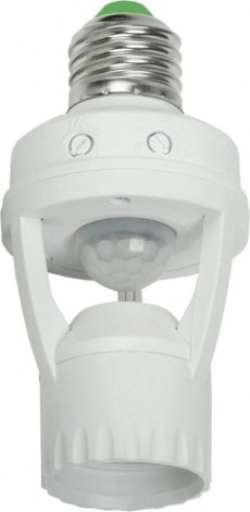 Датчик движения IEK ДД 045 E27 60Вт 360° 6м IP20 [LDD10-045-60-001]