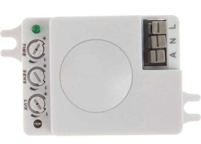 Датчик движения потолочный REXANT 11-9217 микроволновый ДДПМ 02, 180°/360°,1200Вт, 1-8м Датчик движения потолочный REXANT 11-9217 микроволновый ДДПМ 02, 180°/360°,1200Вт, 1-8м