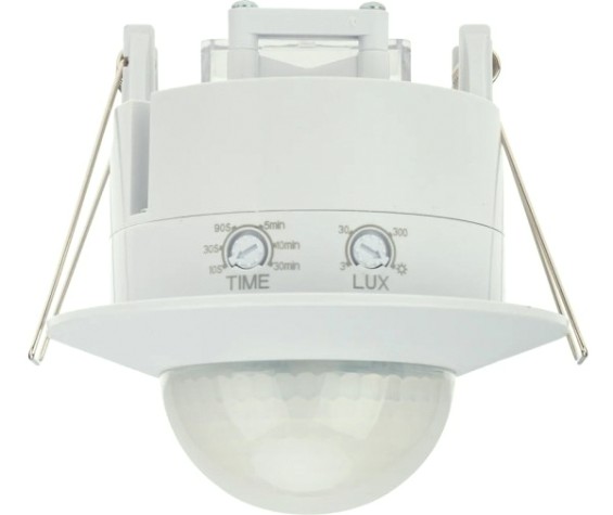 Датчик движения точечный REXANT 11-9206 ДДТ 01, 360°, 2000Вт, 3-2000Лк, 20м