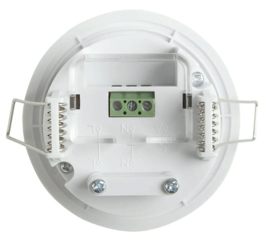 Датчик движения точечный REXANT 11-9219 микроволновый ДДТМ 01, 360°,1200Вт, 3-200Лк, 1-8м