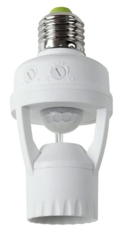 Датчик движения в патрон REXANT 11-9203 Е27 ДДП 01, 360°, 60Вт, 3-2000Лк, 6м Датчик движения в патрон REXANT 11-9203 Е27 ДДП 01, 360°, 60Вт, 3-2000Лк, 6м