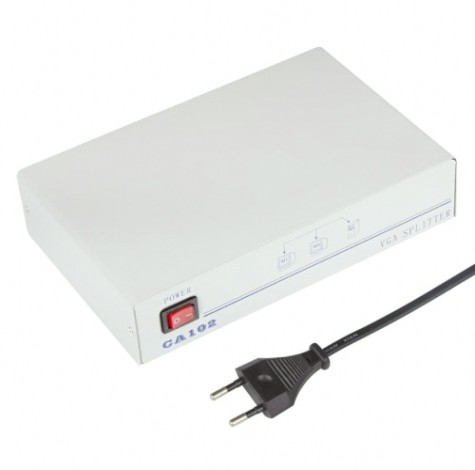 Делитель гнездо REXANT 17-6922 VGA на 2 гнезда VGA, 150 МГц, металл