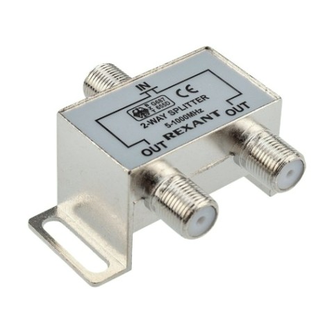 Делитель REXANT 05-6001 ТВх2 под F-разъем, 5-1000МГц