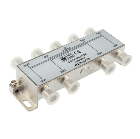 Делитель REXANT 05-6005 ТВх8 под F-разъем, 5-1000МГц