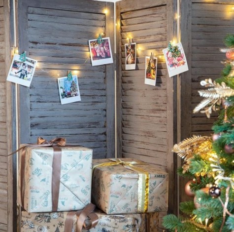 Деревянные прищепки Neon-Night Новогодняя ель 14,5x4,5x1,6 cм (6 шт.) [504-031]