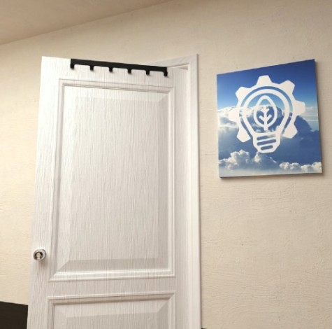 Держатель EMBODIMENT EMB-HOOK-DWB-B для хранения одежды, на дверь, черный Держатель EMBODIMENT EMB-HOOK-DWB-B для хранения одежды, на дверь, черный