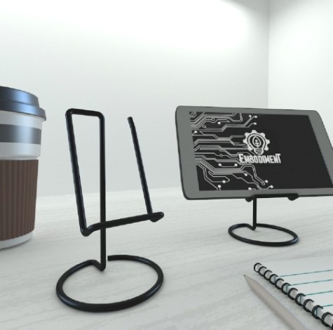 Держатель EMBODIMENT EMB-PF-T-U-RB для смартфонов и планшетов, настольный, черный Держатель EMBODIMENT EMB-PF-T-U-RB для смартфонов и планшетов, настольный, черный