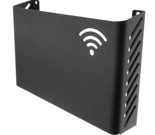 Держатель EMBODIMENT EMB-ROU-WF-B для хранения роутера, настенный, черный