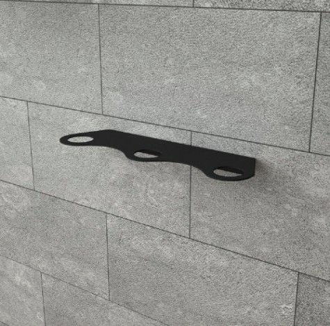 Держатель EMBODIMENT EMB-SOAP-W3-B дозатора для жидкого мыла и шампуней, настенный Держатель EMBODIMENT EMB-SOAP-W3-B дозатора для жидкого мыла и шампуней, настенный