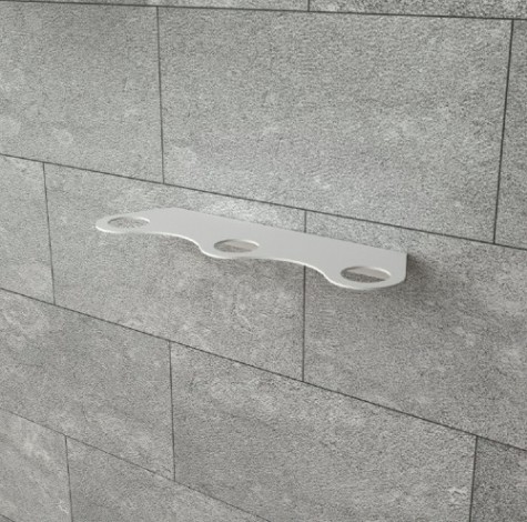 Держатель EMBODIMENT EMB-SOAP-W3-W дозатора для жидкого мыла и шампуней, настенный Держатель EMBODIMENT EMB-SOAP-W3-W дозатора для жидкого мыла и шампуней, настенный