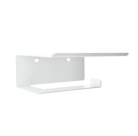 Держатель EMBODIMENT EMB-TP-B-W для туалетной бумаги, с полкой хранения, белый Держатель EMBODIMENT EMB-TP-B-W для туалетной бумаги, с полкой хранения, белый