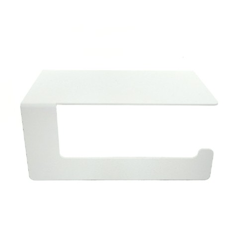 Держатель EMBODIMENT EMB-TP-W для туалетной бумаги, с полкой хранения, белый