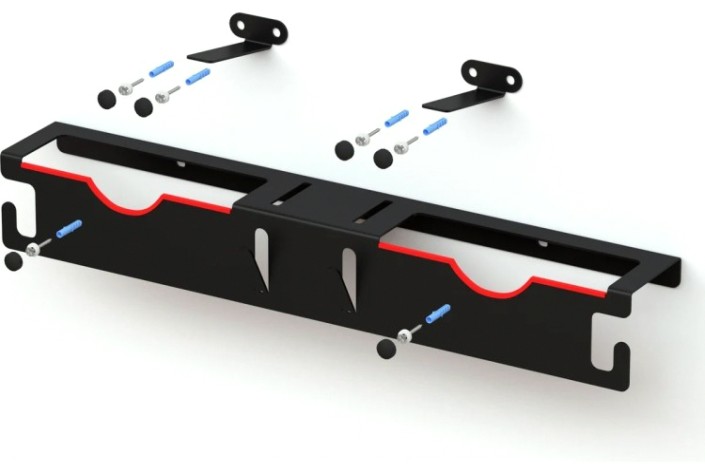 Держатель EMBODIMENT EMB-USM-DBS-B для двух УШМ до 125мм, настенный, черный Держатель EMBODIMENT EMB-USM-DBS-B для двух УШМ до 125мм, настенный, черный
