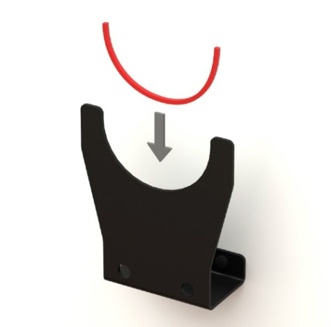 Держатель EMBODIMENT EMB-USM-LBW-B для УШМ до 210мм, настенный, черный Держатель EMBODIMENT EMB-USM-LBW-B для УШМ до 210мм, настенный, черный