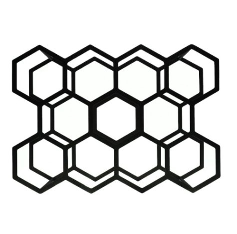Держатель EMBODIMENT EMB-WINE-H-B для бутылок, 11 сот для хранения, черный Держатель EMBODIMENT EMB-WINE-H-B для бутылок, 11 сот для хранения, черный