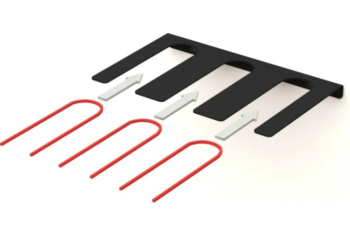 Держатель EMBODIMENT EMB-WODF-TR-B для трех шуруповертов, настенный, черный