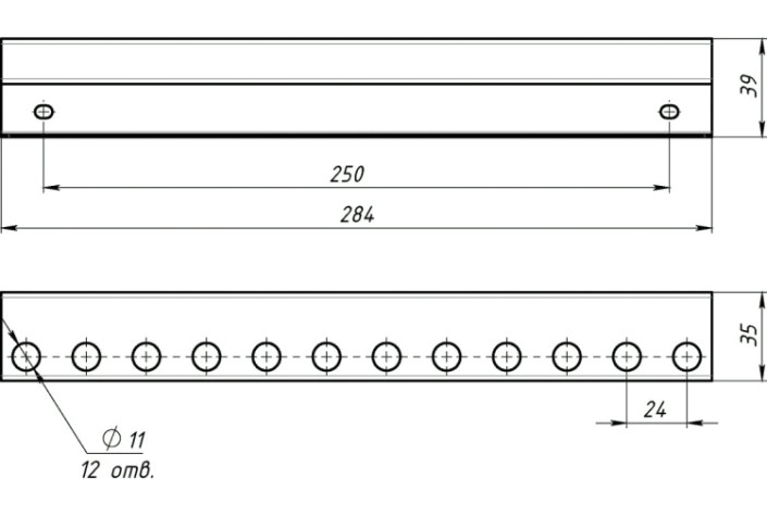 Держатель EMBODIMENT EMB-WOFR-B для хранения фрез, настенный, черный Держатель EMBODIMENT EMB-WOFR-B для хранения фрез, настенный, черный