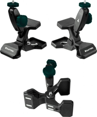 Держатель KRAFTOOL MM2 универсальный шарнирный, клипса [34704]