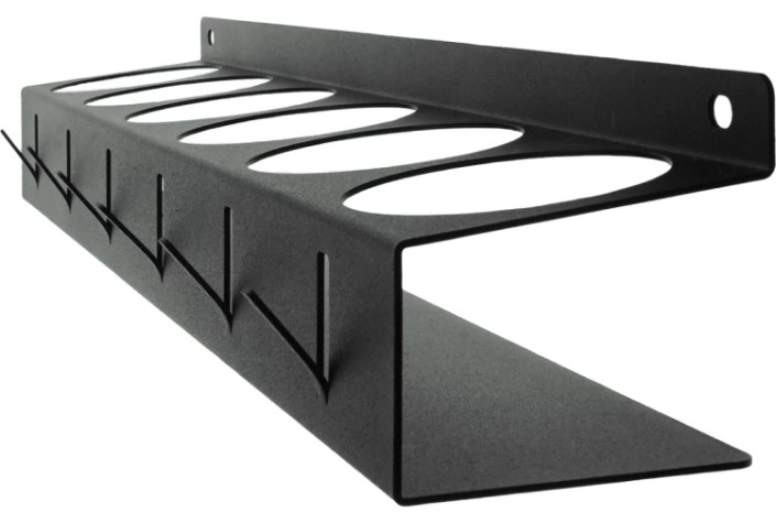 Держатель-органайзер EMBODIMENT EMB-WOP-L-B для баллончиков, настенный, черный