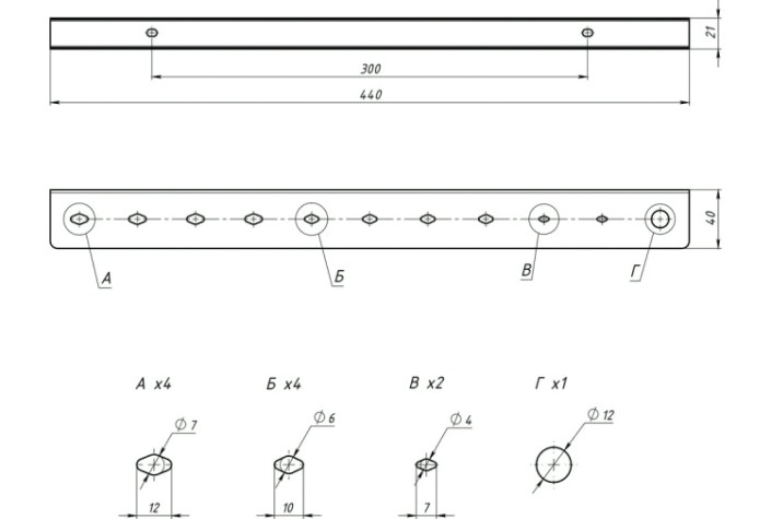 Держатель-органайзер EMBODIMENT EMB-WOSC-W-B отверток, настенный, черный