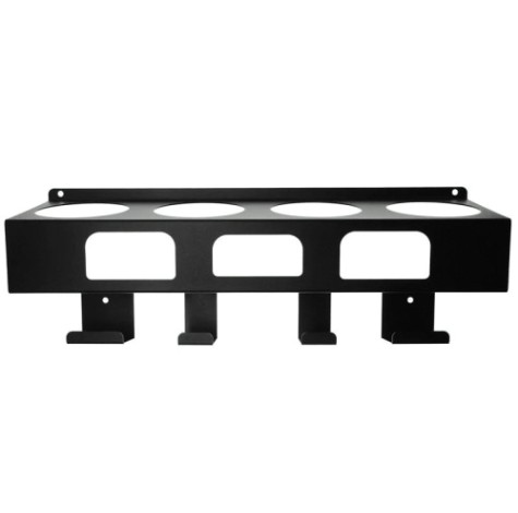 Держатель-органайзер REXANT 38-0654 для покрасочных работ, настенный, черный Держатель-органайзер REXANT 38-0654 для покрасочных работ, настенный, черный