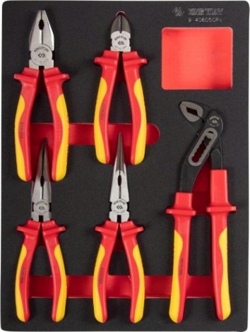 Диэлектрический набор инструмента KING TONY 9-40605GPV ложемент, 5 предметов