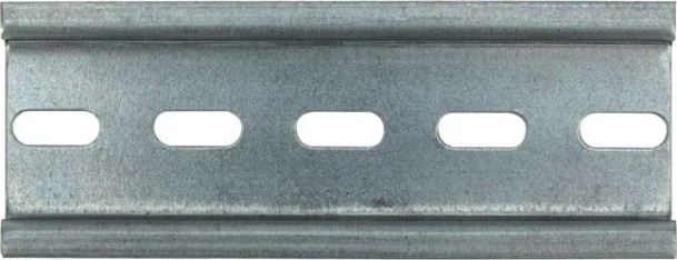DIN-рейка REXANT 13см перфорированная оцинкованная [12-8013]