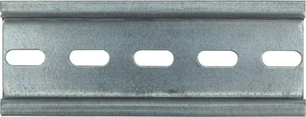 DIN-рейка REXANT 20см перфорированная оцинкованная [12-8020]