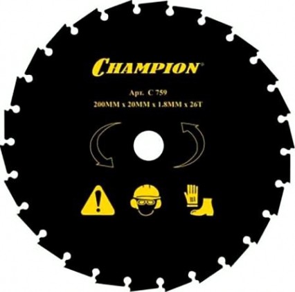 Диск кустореза CHAMPION 26/200/20 (CLS-5800) (C5109) [C5109]