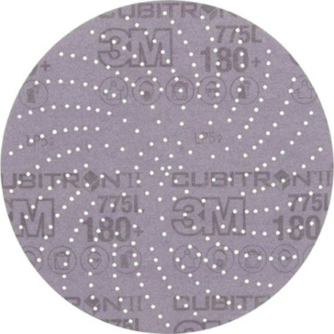 Диск на сетчатой основе 3M Cubitron II Hookit 775L 180+, 150 мм, КлинСэндинг, № 64 (уп.5шт) [7100064178]