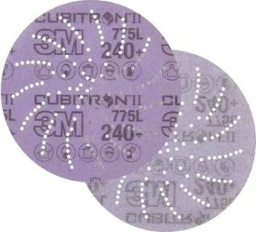 Диск на сетчатой основе 3M Cubitron II Hookit 775L 240+, 150 мм, КлинСэндинг, № 47 (уп.5шт) [7100145316]