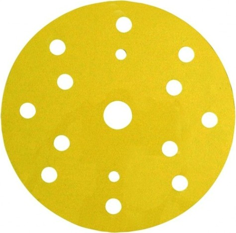 Диск на велюровой основе 3M 50 447 Круг 255P+ Hookit™ абразивный, золотой, 15 отвер, [7000034326]