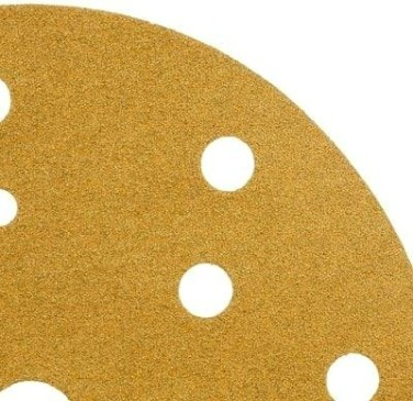 Диск на велюровой основе 3M 50 447 Круг 255P+ Hookit™ абразивный, золотой, 15 отвер, [7000034326]