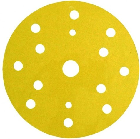Диск на велюровой основе 3M 50 454 Круг 255P+ Hookit™ Абразивный, золотой, 15 отвер, [7000034322]
