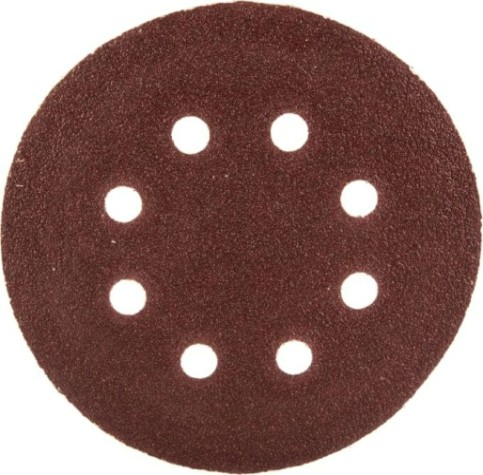 Диск на велюровой основе ПРАКТИКА 125 мм P100 8 отверстий, (5шт.) [919-082]