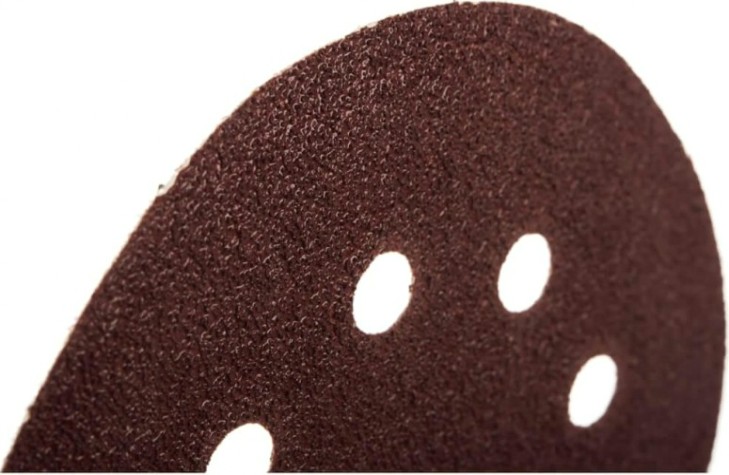 Диск на велюровой основе ПРАКТИКА 125 мм P150 8 отверстий, (5шт.) [919-099]