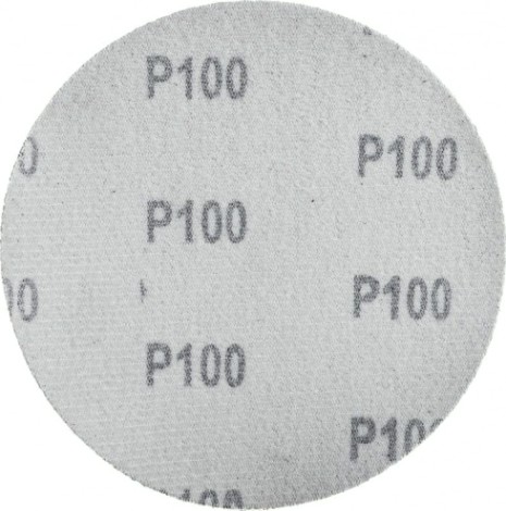Диск на велюровой основе REXANT P100 на липучке, без отверстий, 125 мм, 10 шт. [91-1147]