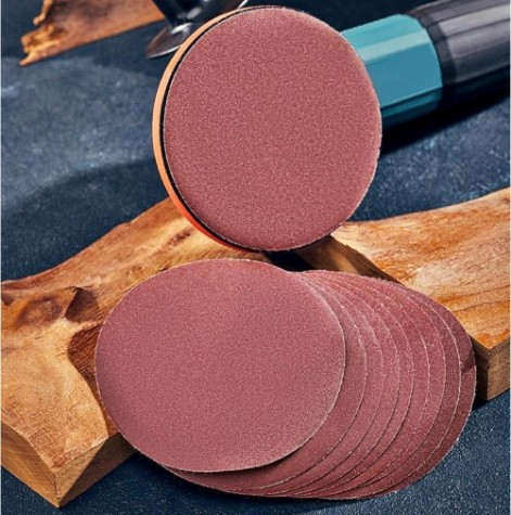 Диск на велюровой основе REXANT P320 на липучке, без отверстий, 125 мм, 10 шт. [91-1152]